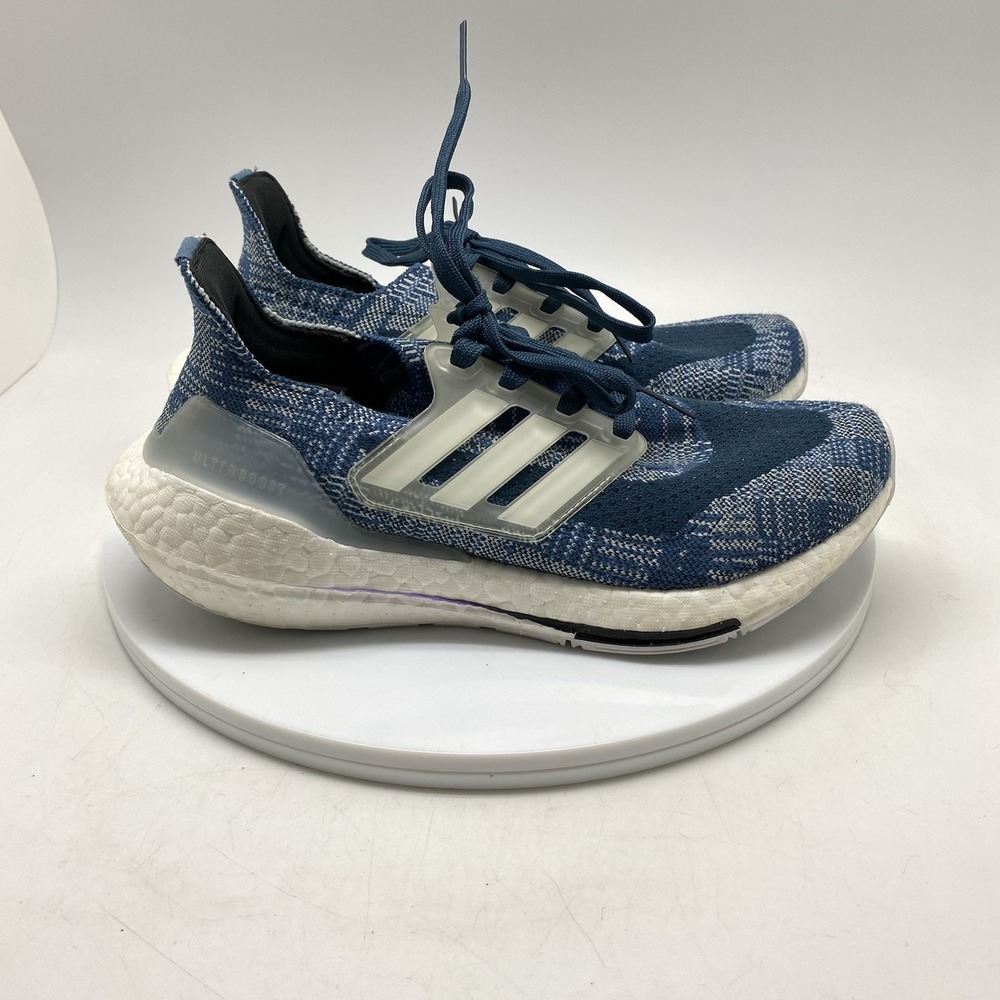 Adidas Sneakers Size 5Y Womens 7.5 Ultraboost 21 Prime Blue FZ3084 Running Shoes